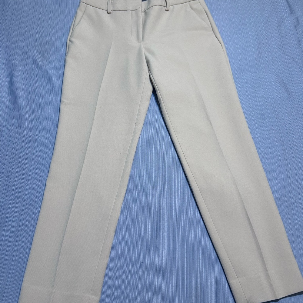 Talbots Khaki Straight-Leg Dress Pants